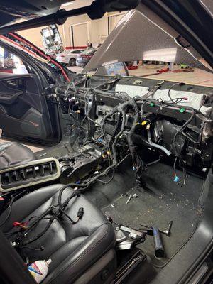 Disassembly of interior required to make repair