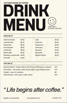 Pattern House of Coffee