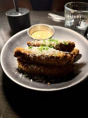 Deep Fried Portobello Mushrooms