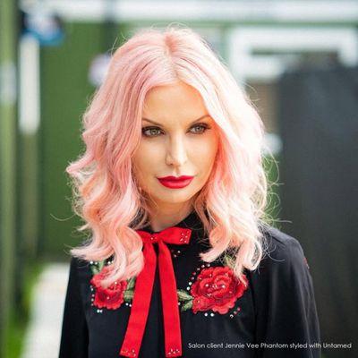 Canadian musician & song writer Jennie Vee Phamtom - color and style by founder Raychel Harrison using Untamed Dry Texture Spray.