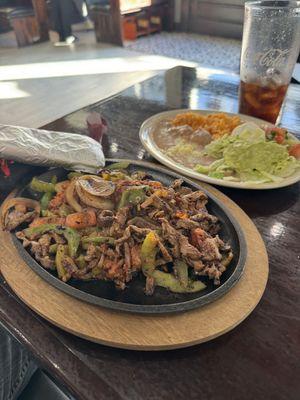 Steak fajitas