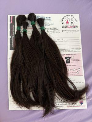 Hair Donation for Children with Hair Loss - July 2025