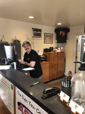 Chris at the front is amazing i'm making sure you got the best assistance