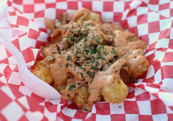 Tots w/ special sauce + grilled onions