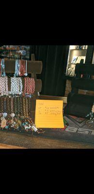 Total count left at store day of drop off