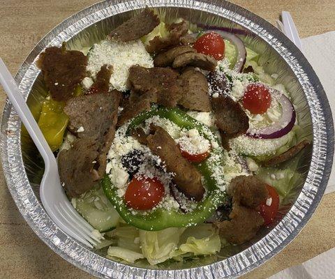 Gyro Salad, Aug, 2025.