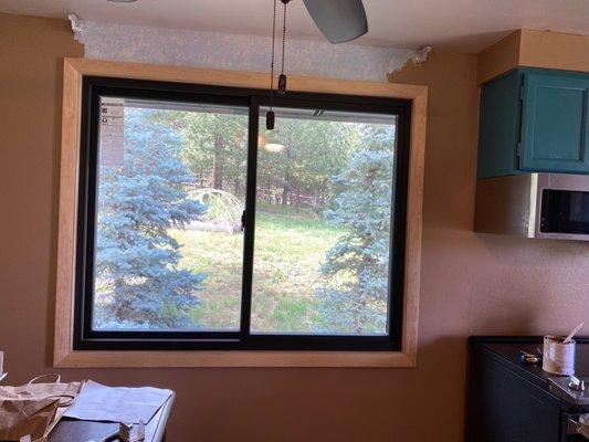 Gorgeous trim- now we've just got to paint!