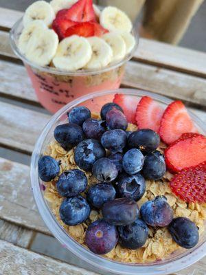 The delicious Mamaka Bowl in focus! Quality fruit!
