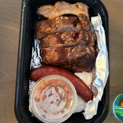 Ribs & sausage combo
