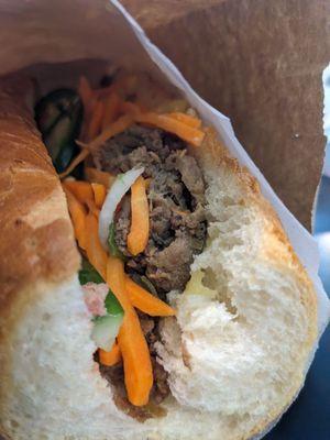 Beef banh mi