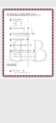 Menu page 4