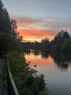 Walk down to the river