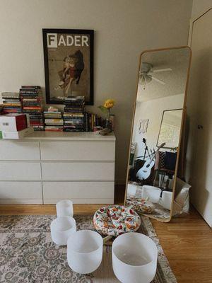 Set of 4 singing bowls