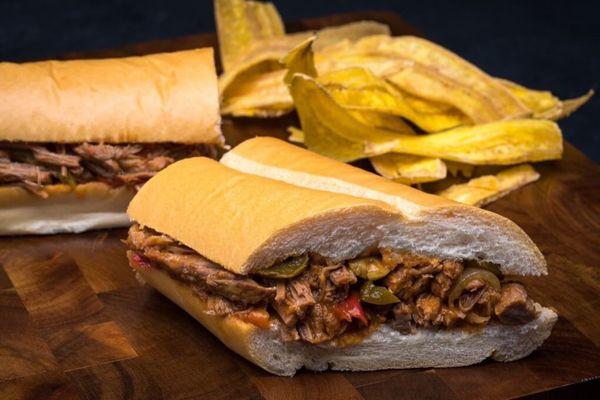 pan con bistec