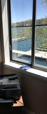 View from Lake Arrowhead office