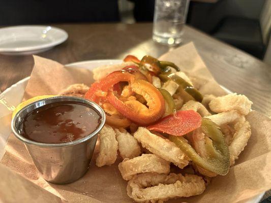 Calamari with sweet chili