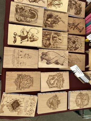 Wooden notebooks