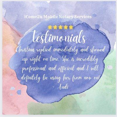 5 Star Testimonials
