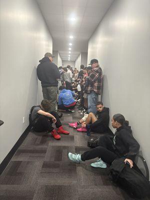 Patiently waiting for reopening