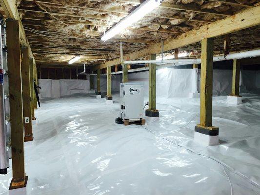 The finished product of the business and a very happy homeowner.