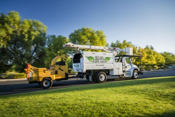 In route to another job!!