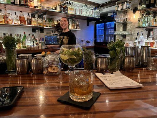 Bar and Old Fashioned!