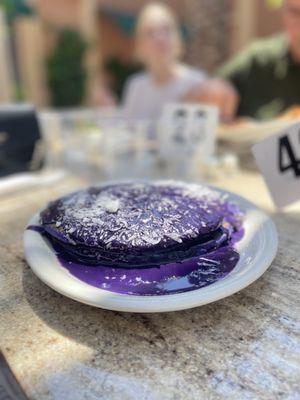 Ube Coconut Pancakes