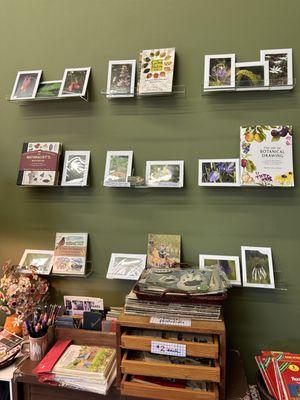 Postcards, stickers and scrapbook paper