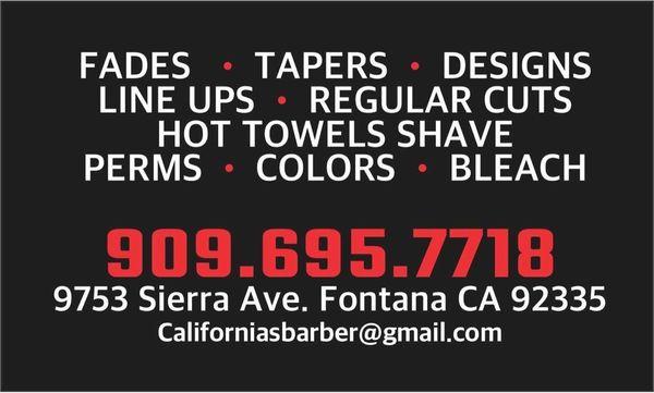 Californias Barber Shop
