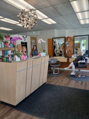 Front reception desk