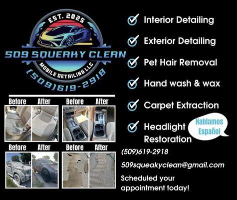 Call to schedule your appointment today!