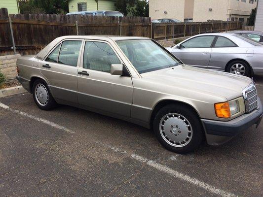 -1993 190E -Chi Chi working on my s500