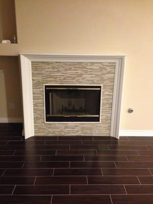 Custom fireplace
