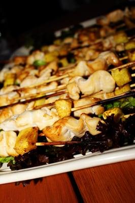 Pineapple and Teriyaki Chicken Skewers