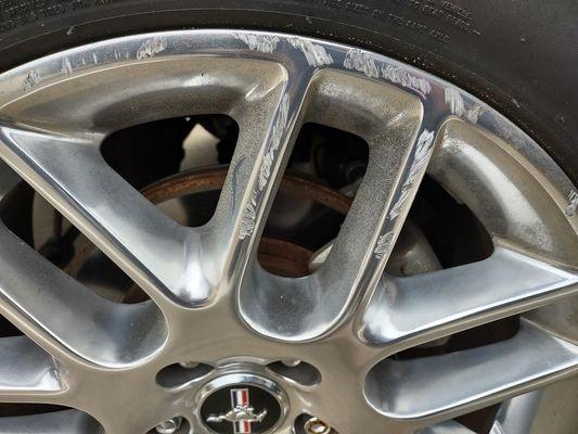 Do you fix wheel scratches?