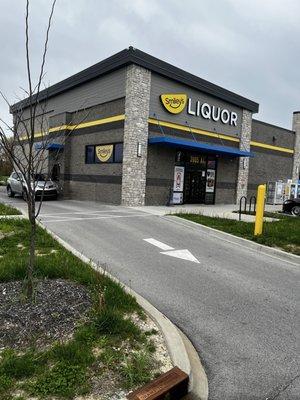 Drive thru liqour area