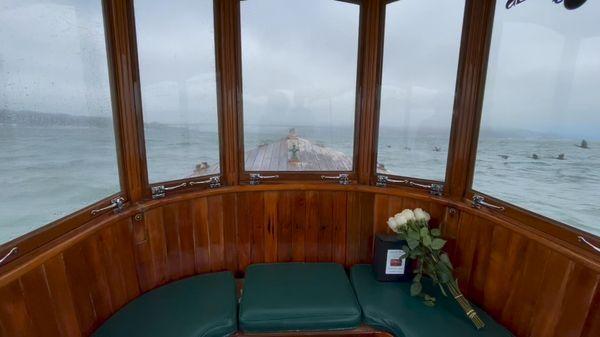 The Inside Cabin Before An Unattended Ash Scattering.