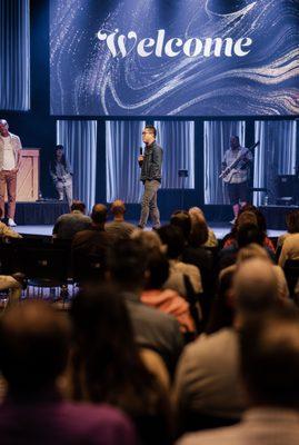 We are excited to welcome you at our weekend service!