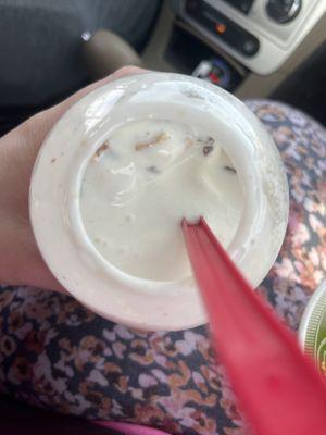 I asked for Kit Kat, I don't even know what this is. Under staffed so no one helped me to get it fixed.