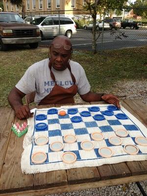 A Salad & A Sandwich BBQ Stand