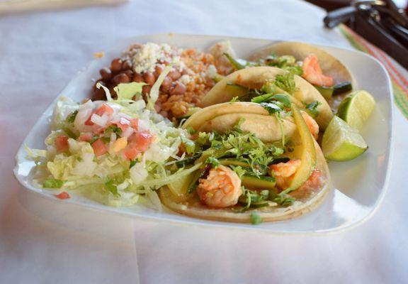 Shrimp tacos
