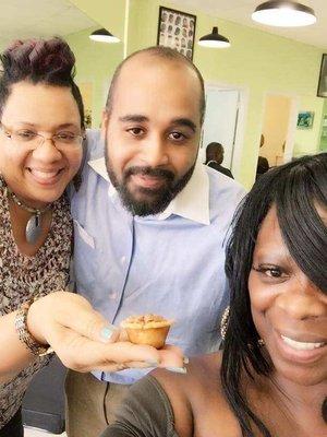 Putting a smile on customers face is always an exciting moment. The Pecan Mini's are a perfect mid-day snack.