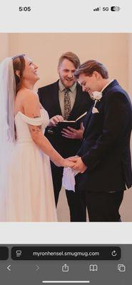 Me in my wedding dress!