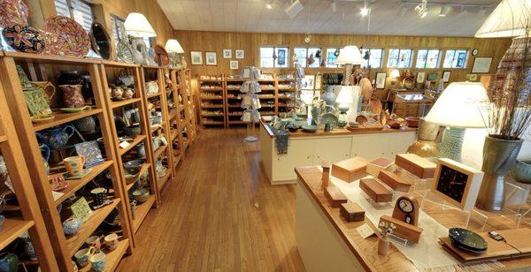Interior of our cozy craft shop on Tunnel Road