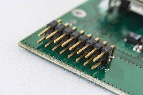 LHZ Series Dual Pin Header available in RA or Straight in various pin lengths