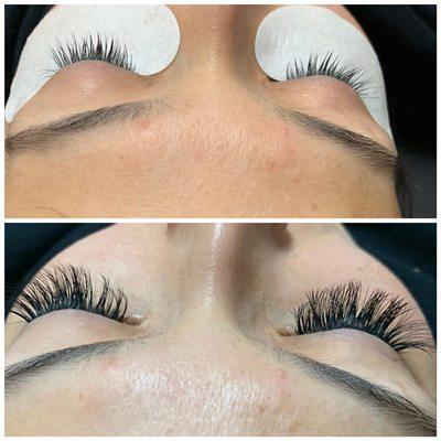 Lashes done by Deejay