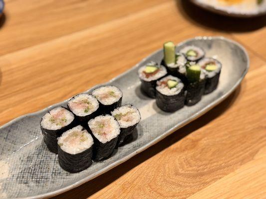 Negi-hama & ume shiso q cut rolls