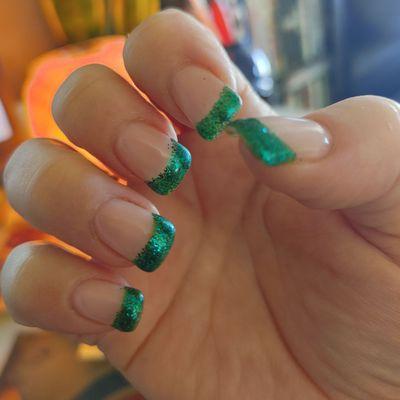 Thank you Holly for my St Patrick's day nails