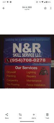 N&R Skillservice llc
