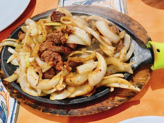 Steak Fajitas- No Peppers